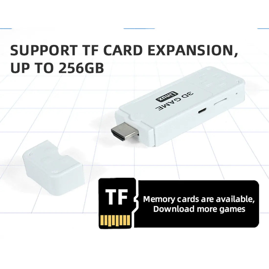 ToRetro- Y6 Game Stick Retro Video Game Console HD 4K- 5