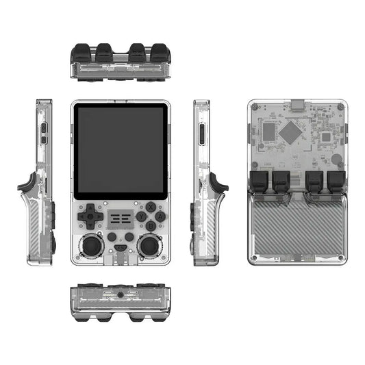 ToRetro- Powkiddy RGB20SX Retro Handheld Game Console- Transparent-White-16GB-256GB