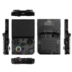 ToRetro- Anbernic RG 40XXV Retro Handheld Game Console- Translucent-Black-64G-256G-16000-Games