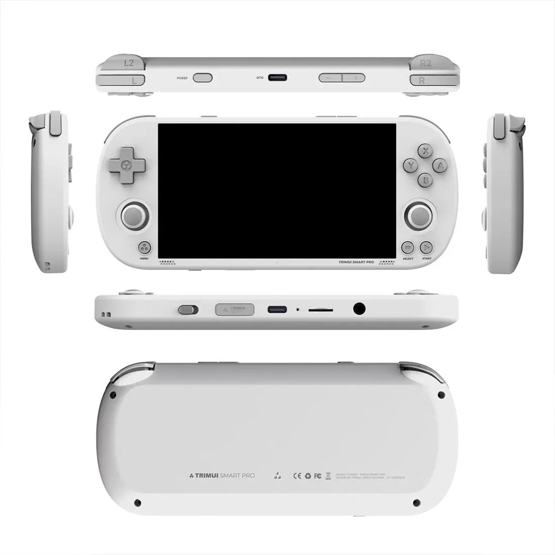 ToRetro- Trimui Smart Pro Handheld Retro Game Console- White-256G