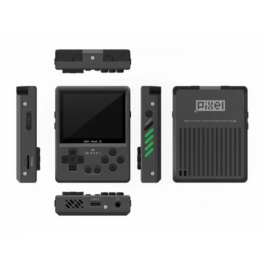ToRetro- GKD PIXEL 2 Metal Retro Handheld Game Console 2025 Version (Pre-Sale)- Metal-Grey