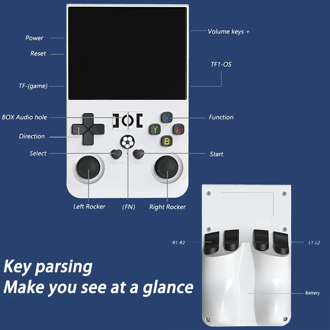 ToRetro- R36S PRO Retro Handheld Game Console Linux System Video Game Console-