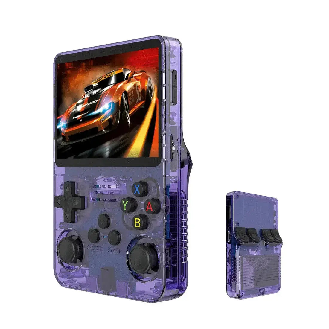 ToRetro- R36S Retro Handheld Game Console Linux System Portable Handheld-Purple