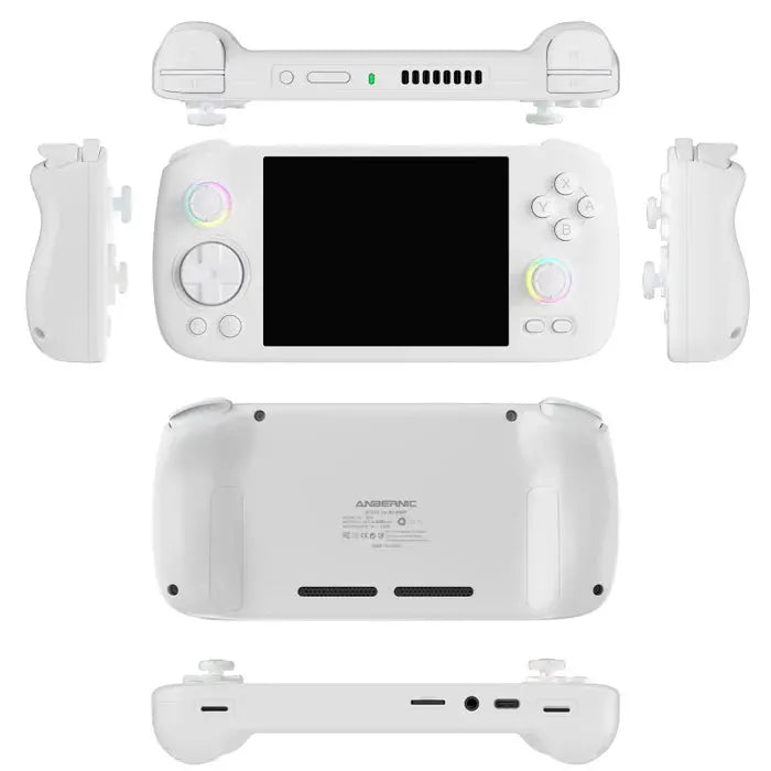 ToRetro- Anbernic RG 406H Retro Handheld Game Console- White-Standard-Version-256G-Card-9K-Games
