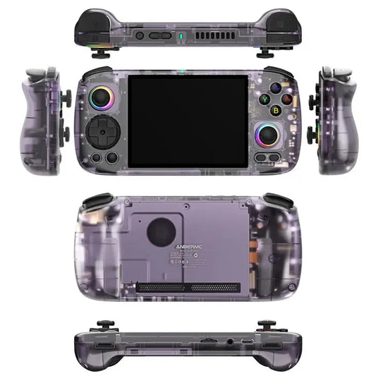 ToRetro- Anbernic RG 406H Retro Handheld Game Console- Purple-Standard-Version-256G-Card-9K-Games