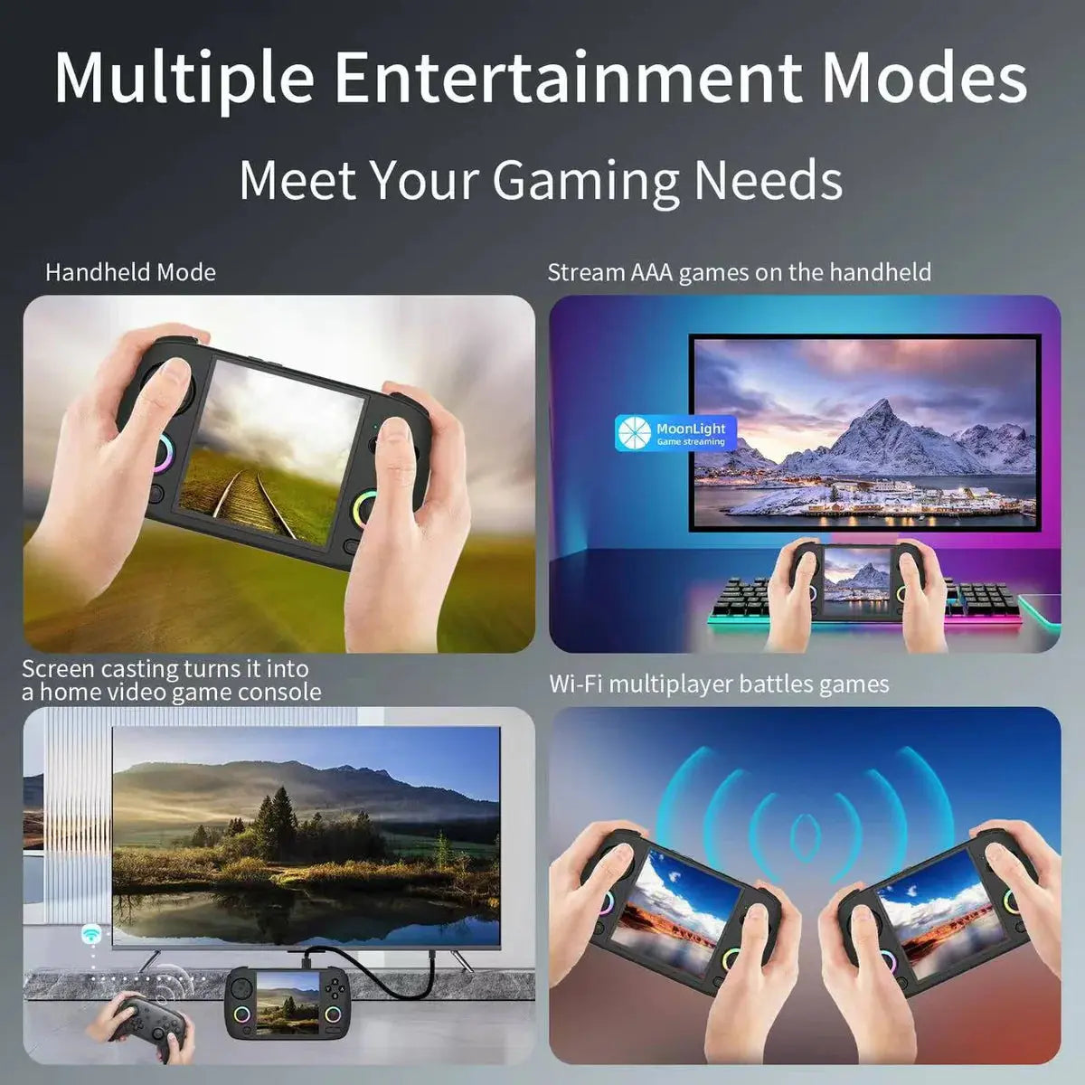 ToRetro- Anbernic RG CubeXX Retro Handheld Game Console- 8