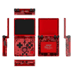 ToRetro- ANBERNIC RG35XX SP Retro Handheld Game Console- Red-Transparent-64G-128G-10000-Games