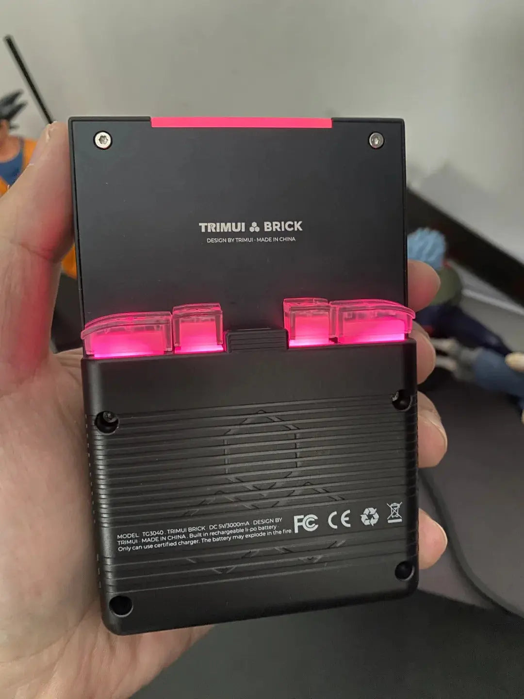 ToRetro- Shoulder Back Button Sets for Trimui Brick Game Console (3 Sets/Transparent)-