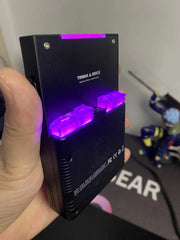 ToRetro- Shoulder Back Button Sets for Trimui Brick Game Console (3 Sets/Transparent)-