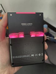 ToRetro- Shoulder Back Button Sets for Trimui Brick Game Console (3 Sets/Transparent)-