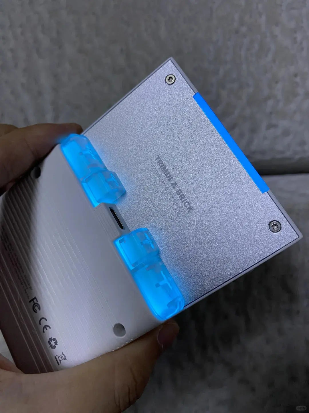 ToRetro- Shoulder Back Button Sets for Trimui Brick Game Console (3 Sets/Transparent)-