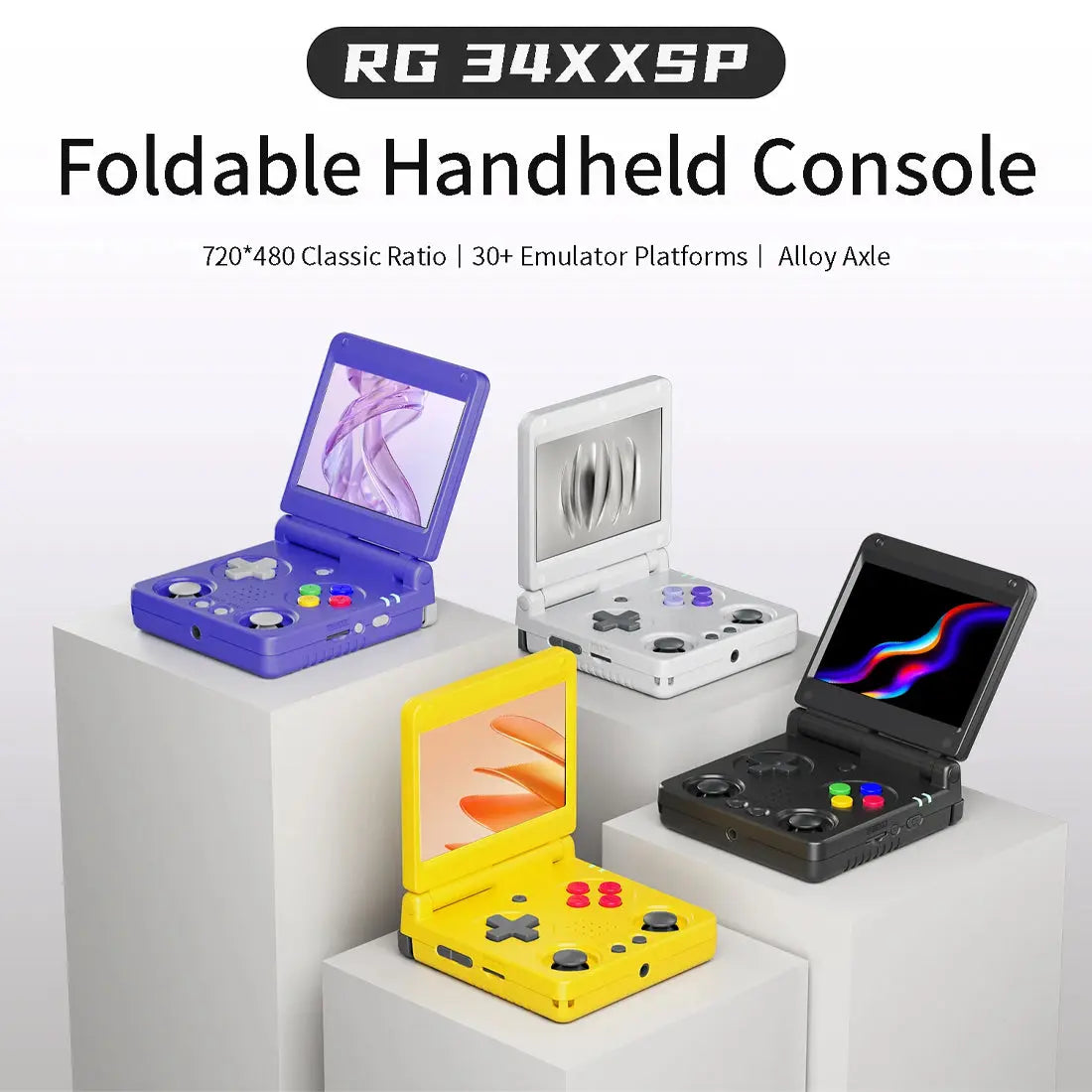 ToRetro- Anbernic RG 34XXSP – Retro Handheld Console-