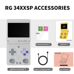 ToRetro- Anbernic RG 34XXSP – Retro Handheld Console-