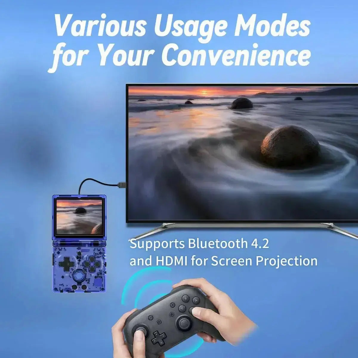 ToRetro- ANBERNIC RG35XX SP Retro Handheld Game Console- 4