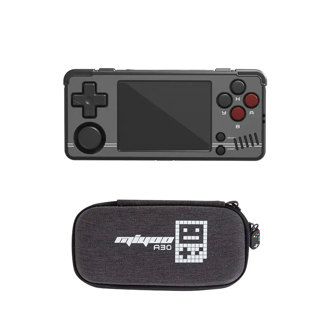 ToRetro-Miyoo A30 Retro Pocket Game Handheld Console-Whole-Black-128GB
