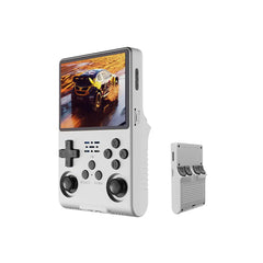 ToRetro- R40S Pro – Retro Handheld Game Console with Dual Joysticks & OTG Support(256G)- 白