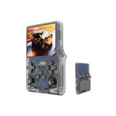 ToRetro- R40S Pro – Retro Handheld Game Console with Dual Joysticks & OTG Support(256G)- Gray
