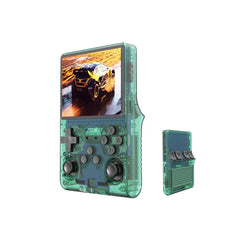 ToRetro- R40S Pro – Retro Handheld Game Console with Dual Joysticks & OTG Support(256G)- Green