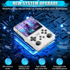 ToRetro- R40S Pro – Retro Handheld Game Console with Dual Joysticks & OTG Support(256G)-