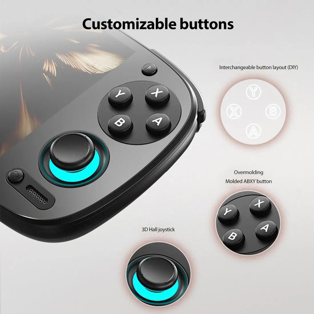 ToRetro- Retroid Pocket 5 (RP5) Snapdragon 865 OLED Handheld Game Console-