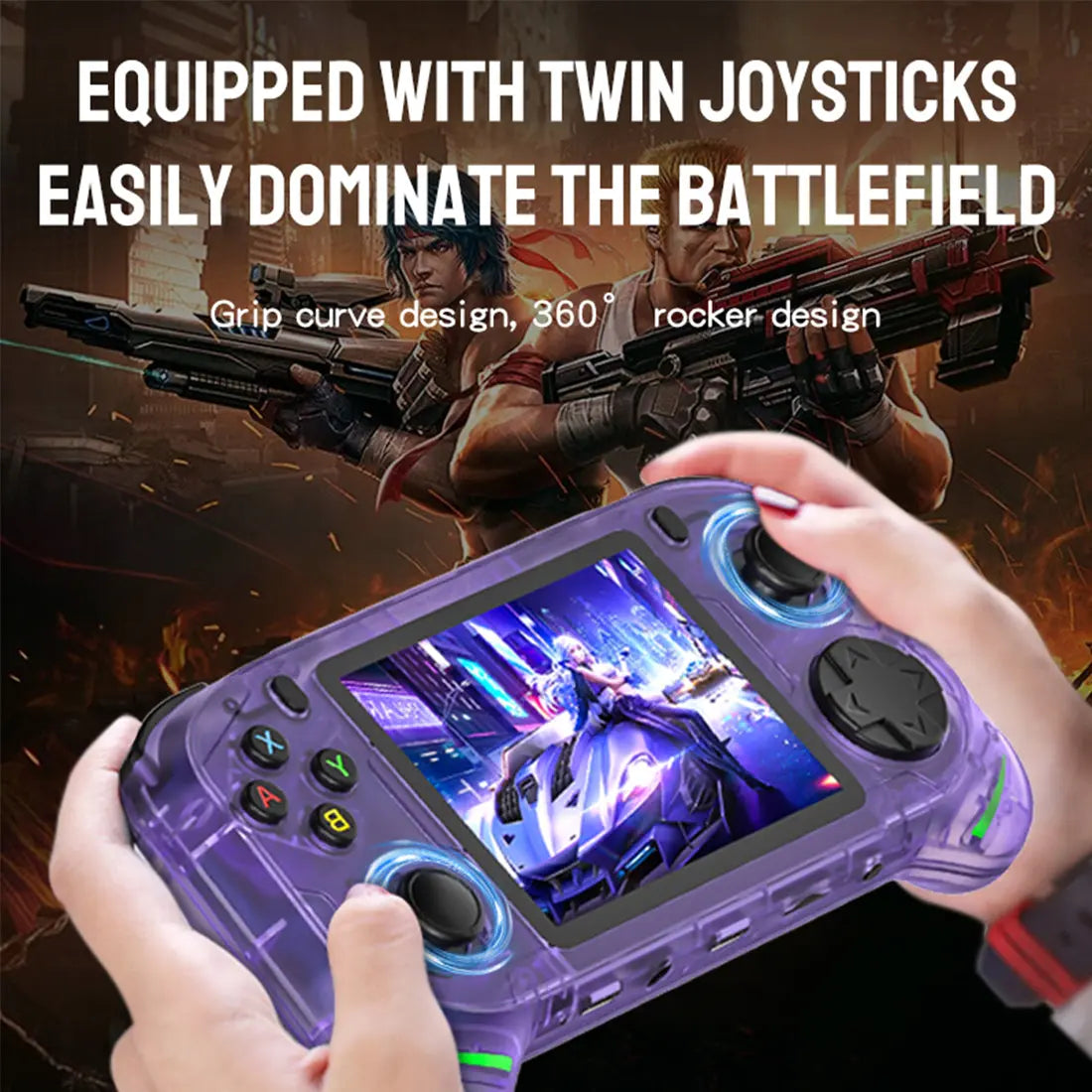 ToRetro- RX6H Retro Handheld Game Console-