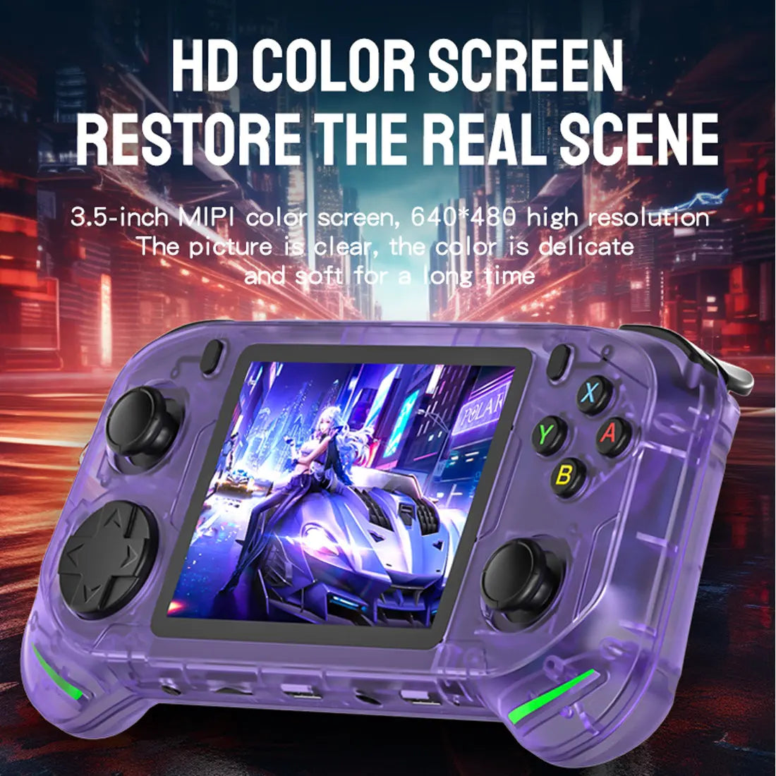 ToRetro- RX6H Retro Handheld Game Console-