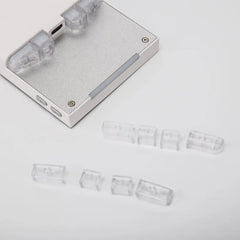 ToRetro- Shoulder Back Button Sets for Trimui Brick Game Console (3 Sets/Transparent)-
