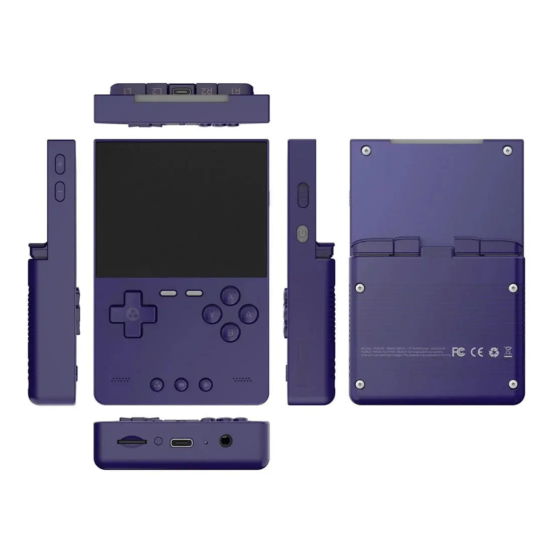 ToRetro- Trimui Brick Handheld Retro Game Console- Purple-256GB
