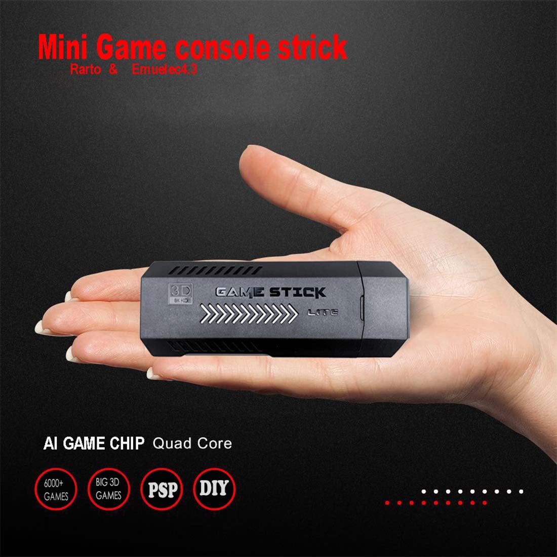 M10 X2PLUS 4K HD Mini Home Video Retro Game Console N64