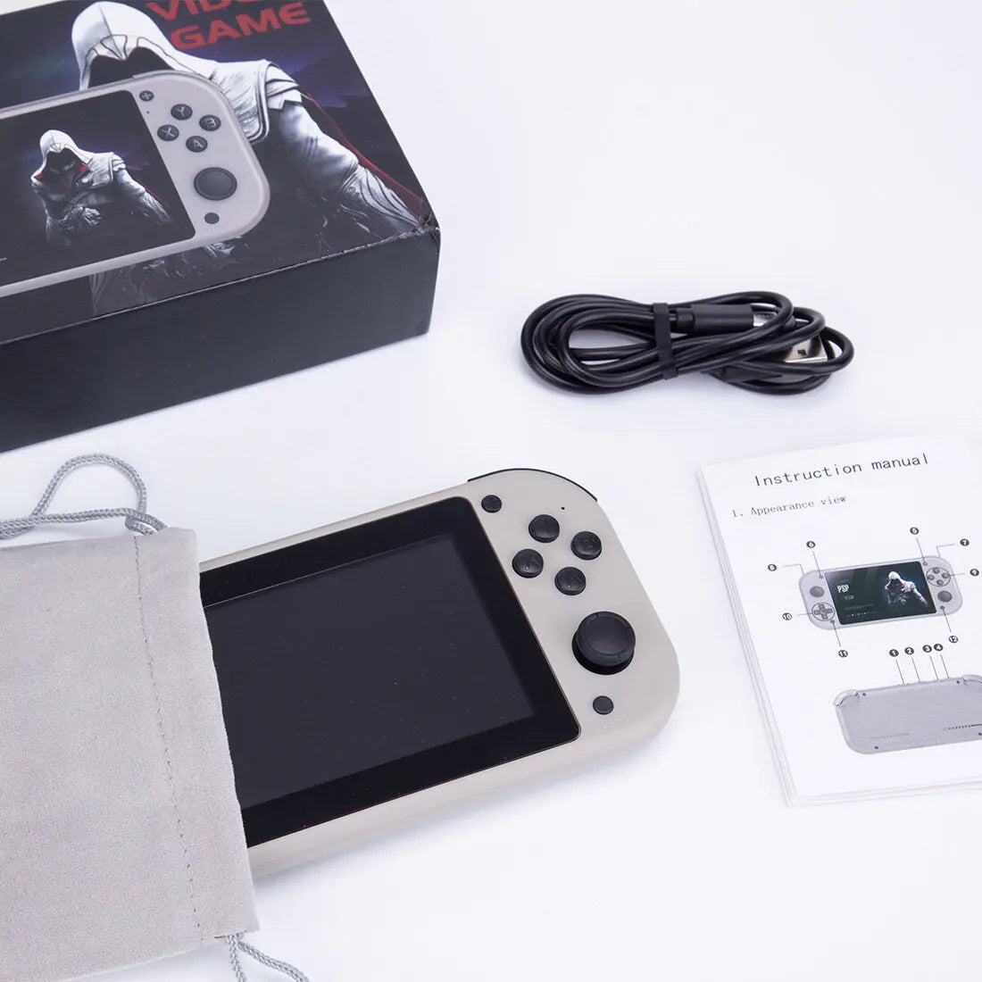 ToRetro-M17-4.3-inch-64G-Retro-Handheld-Pandora-Game-Console-with-19000_Games_Silver_-3