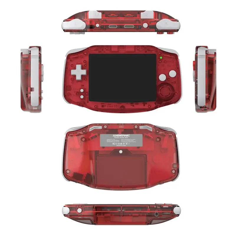 ToRetro- Anbernic RG 34XX Retro Handheld Game Console- Red-32G-256G-11K-Games