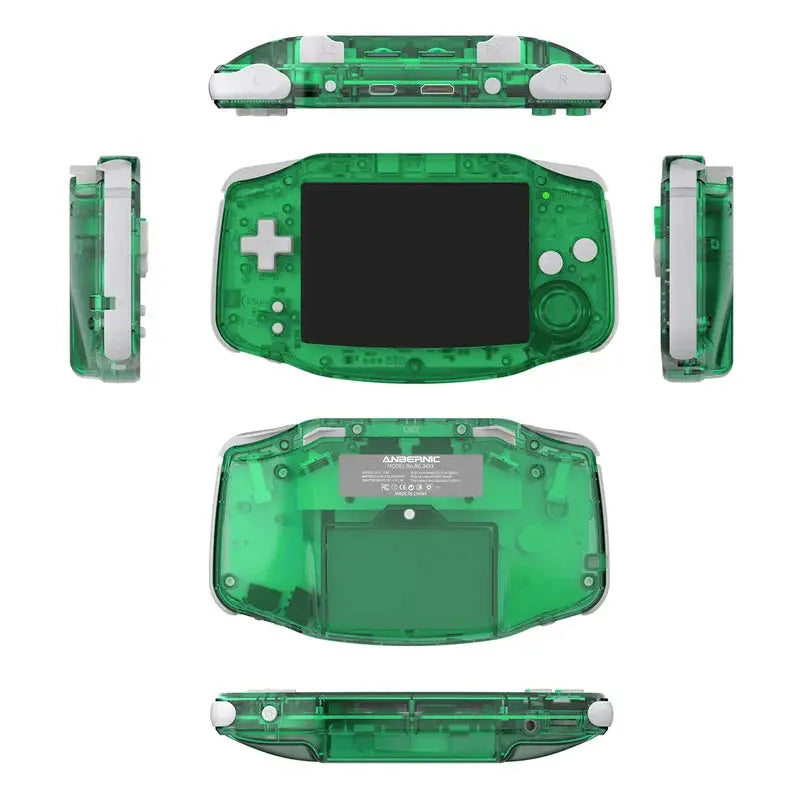 ToRetro- Anbernic RG 34XX Retro Handheld Game Console- Green-32G-256G-11K-Games