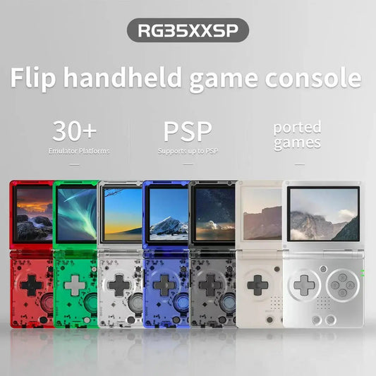 Console Portable RG35XX Pro - 64 Go - Émulation Rétro (30+ Consoles) - Écran IPS 3,5" - WiFi, Bluetooth, HDMI - Cyan - 4