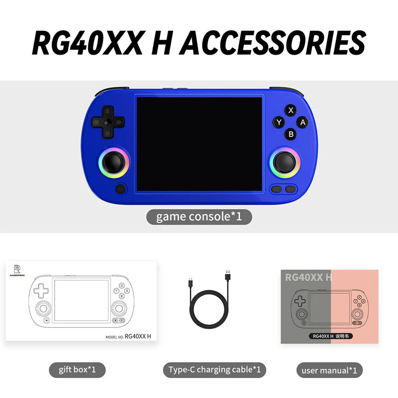 Console de jeu portable rétro Anbernic RG40XX H