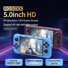 ToRetro-RG50XX-GameConsole-5.0-Inch-Open-Source-System_Horizontal-Retro-GBA-Arcade-DualJoysticks-PSPHandheld-Green128G-4