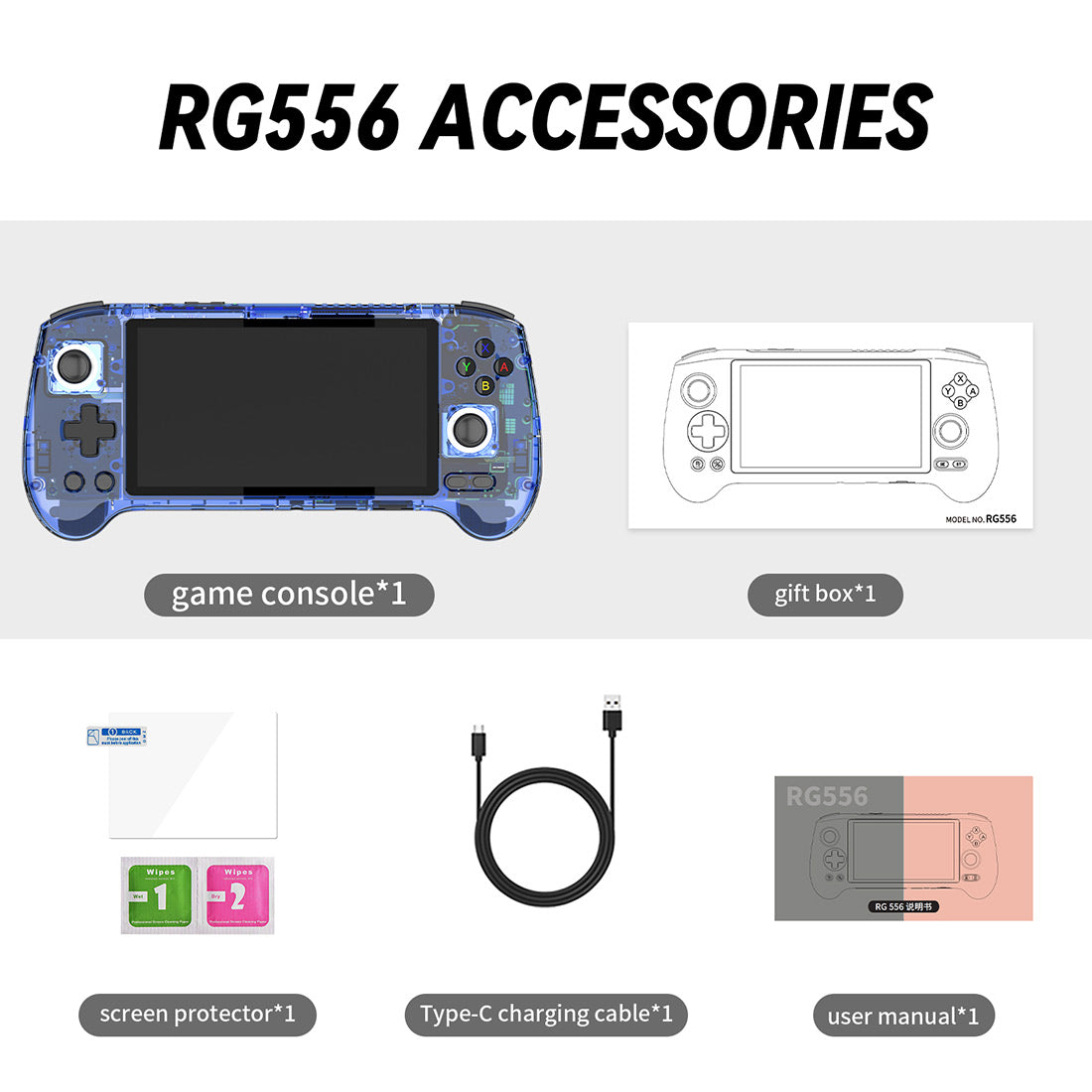 ANBERNIC RG556 Retro Handheld Game Console