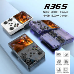 R36S Retro Handheld Game Console Linux System Portable Handheld