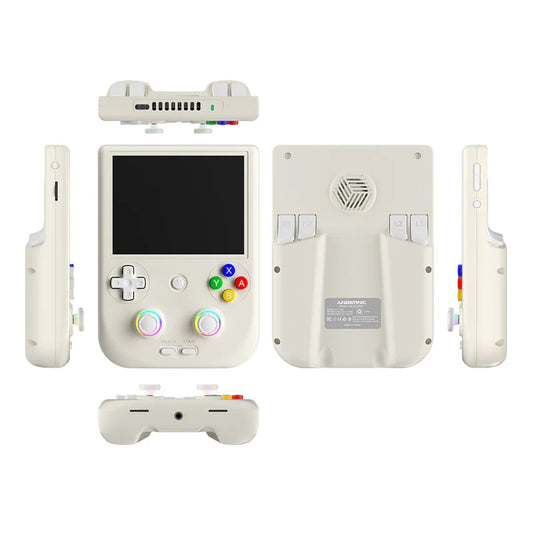 ToRetro-Anbernic RG 406V Retro Handheld Game Console- Beige-White-128GB-256GB-9000-Games