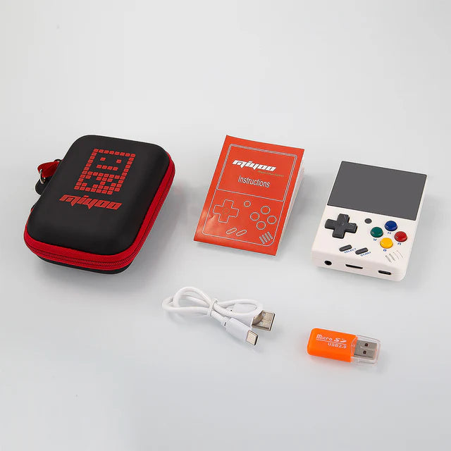 Miyoo Mini V4 Retro Handheld Game Console Portable with Storage Bag