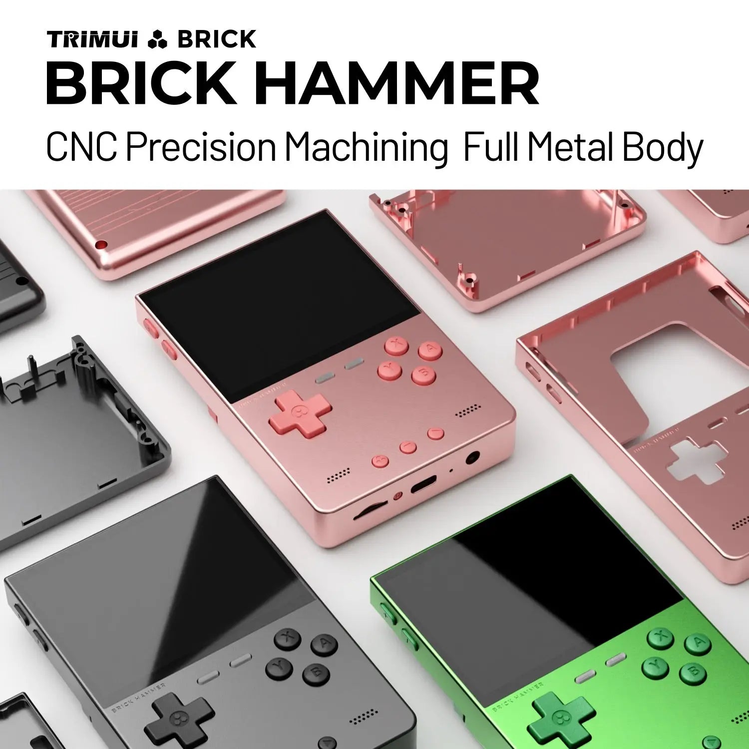 ToRetro- TRIMUI BRICK-BRICK HAMMER — New Generation Metal Handheld Console-