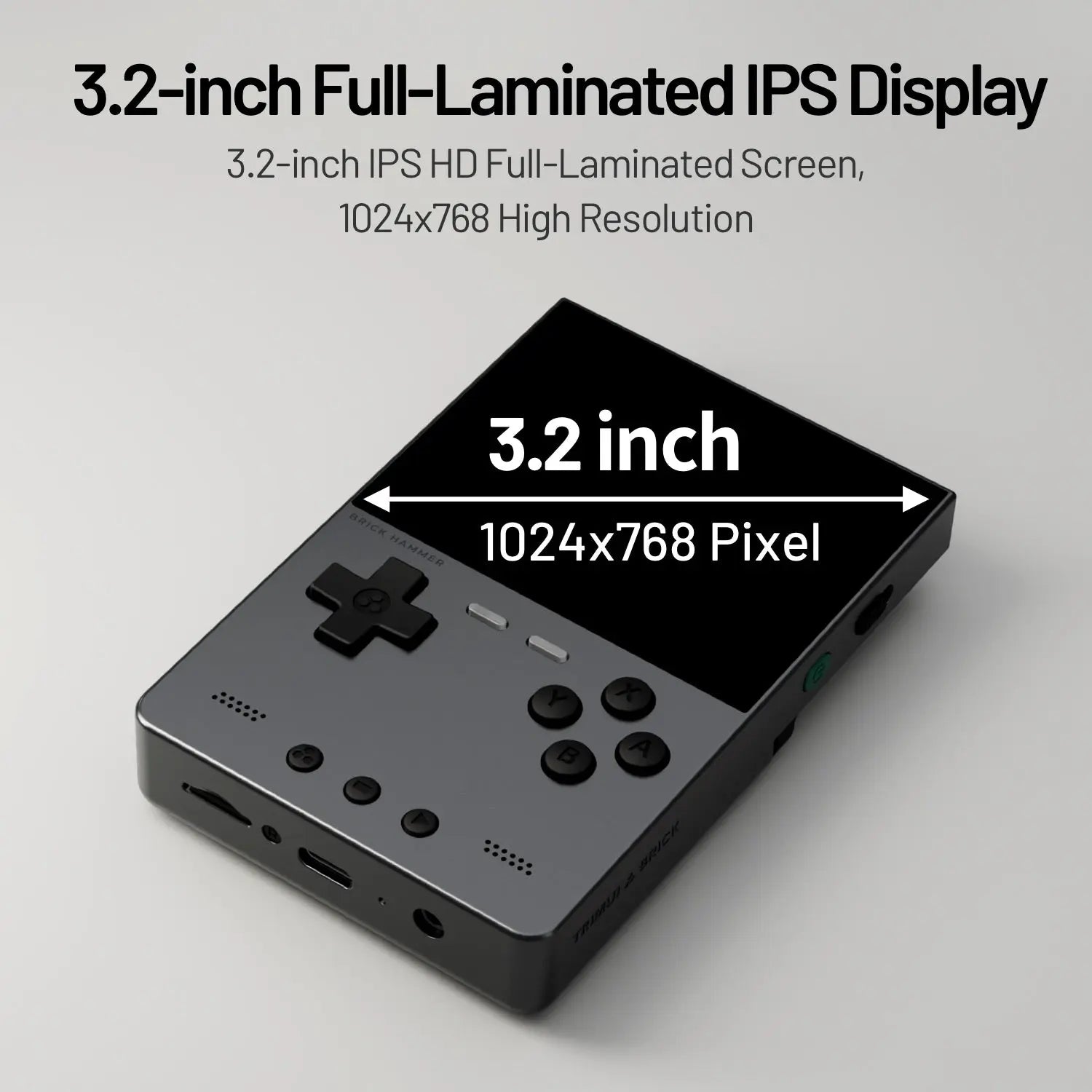 ToRetro- TRIMUI BRICK-BRICK HAMMER — New Generation Metal Handheld Console-