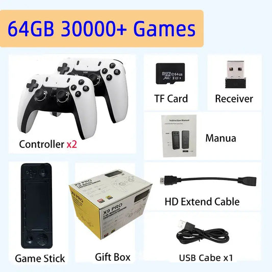 ToRetro- X9 PRO 4K HD Arcade Home TV Mini Game Console-