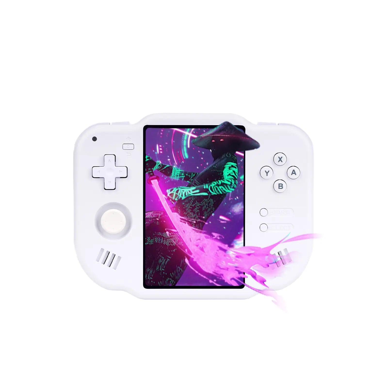ToRetro- ZERO 40 Vertical Handheld Game Console , Android OS, Multi-Emulator Support,  Rotatable Touchscreen- White