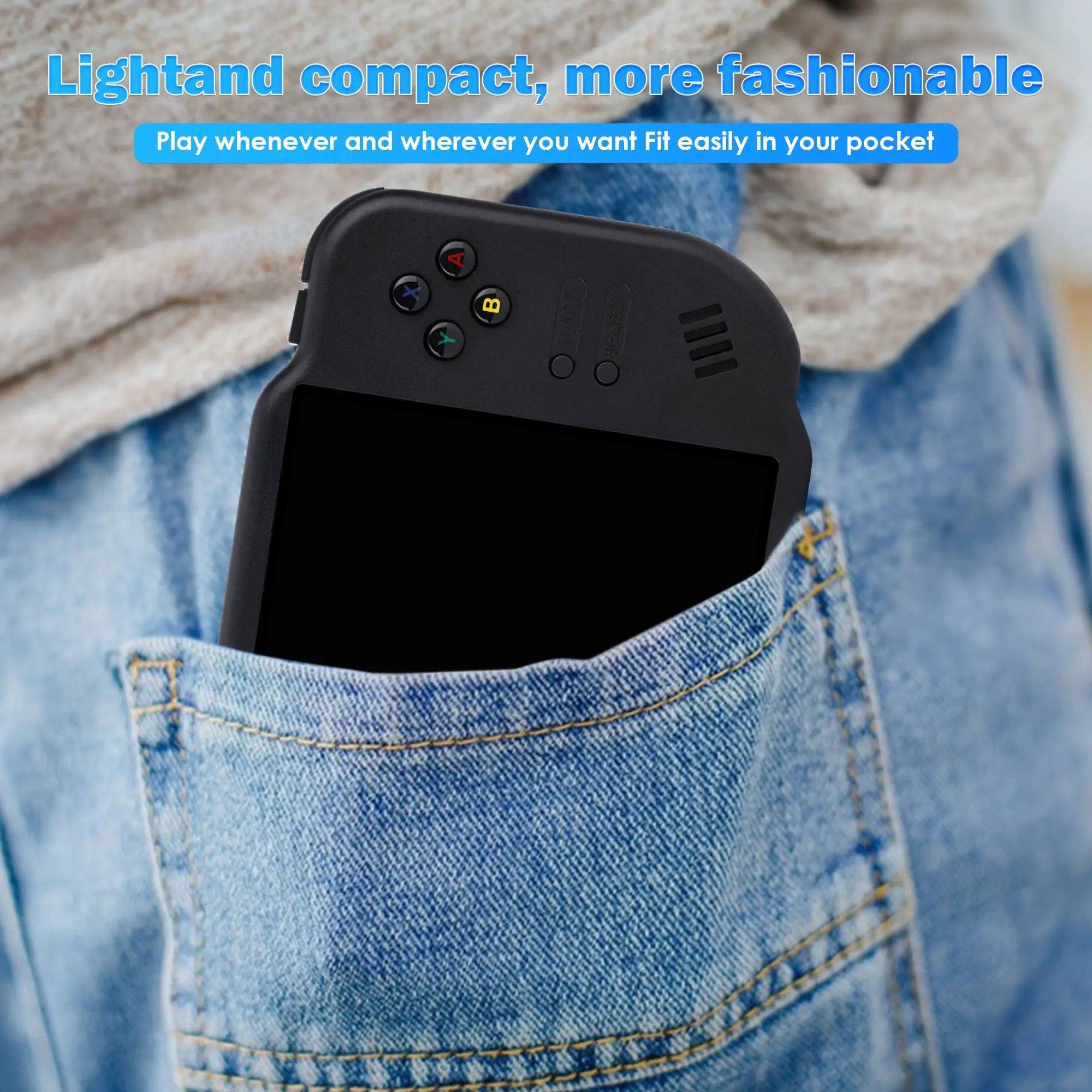 ToRetro- ZERO 40 Vertical Handheld Game Console , Android OS, Multi-Emulator Support,  Rotatable Touchscreen-
