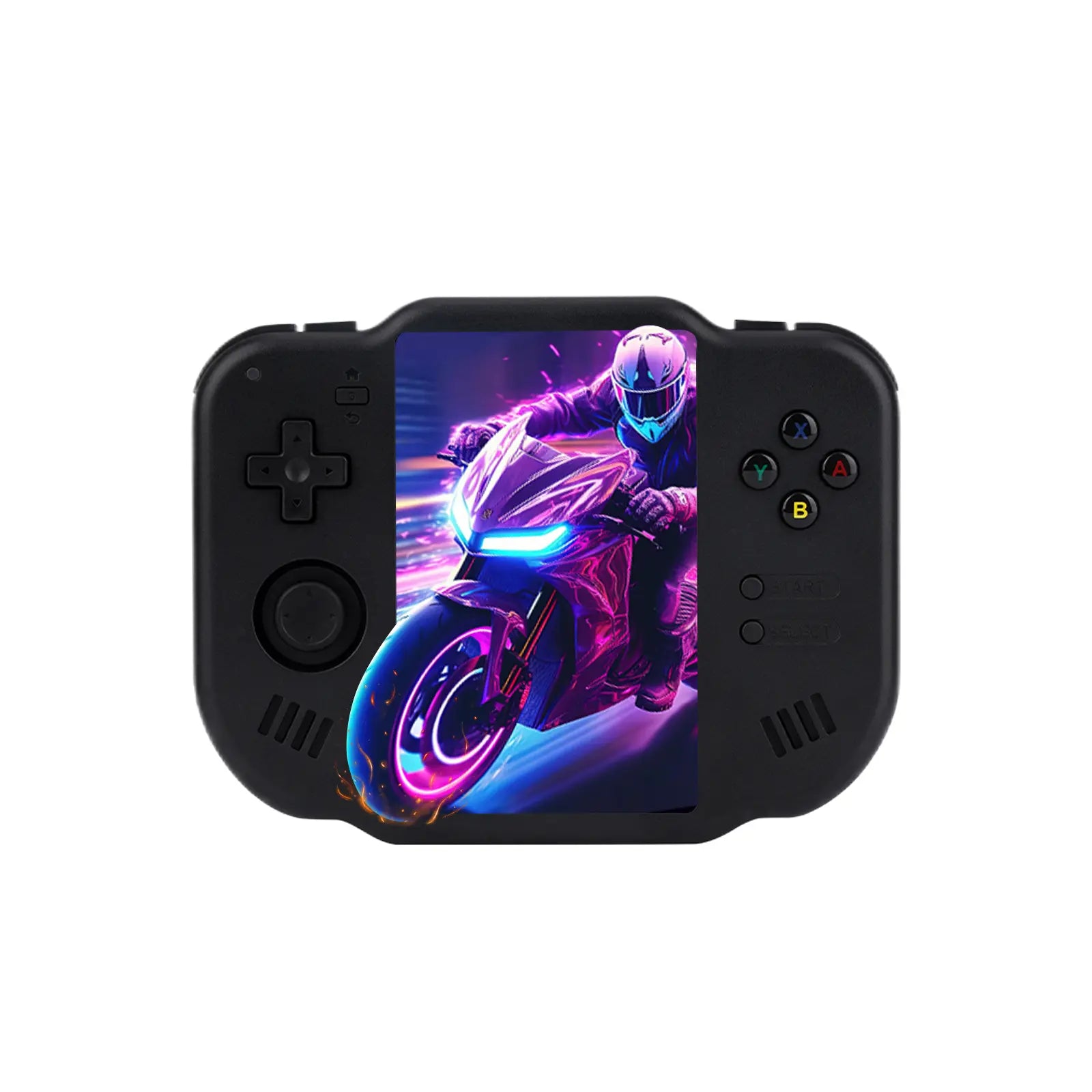 ToRetro- ZERO 40 Vertical Handheld Game Console , Android OS, Multi-Emulator Support,  Rotatable Touchscreen- Black